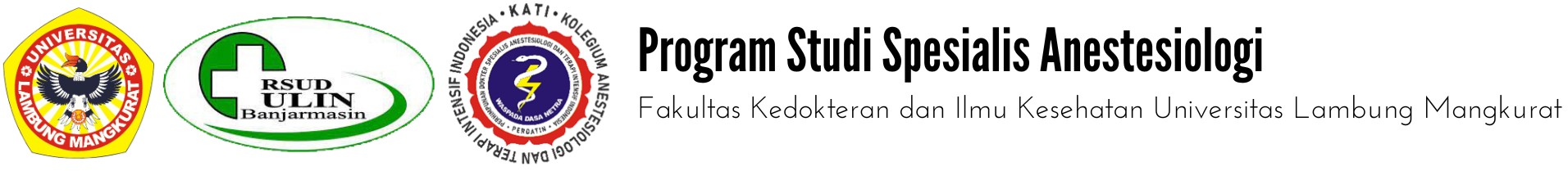 Program Studi Spesialis Anestesiologi
